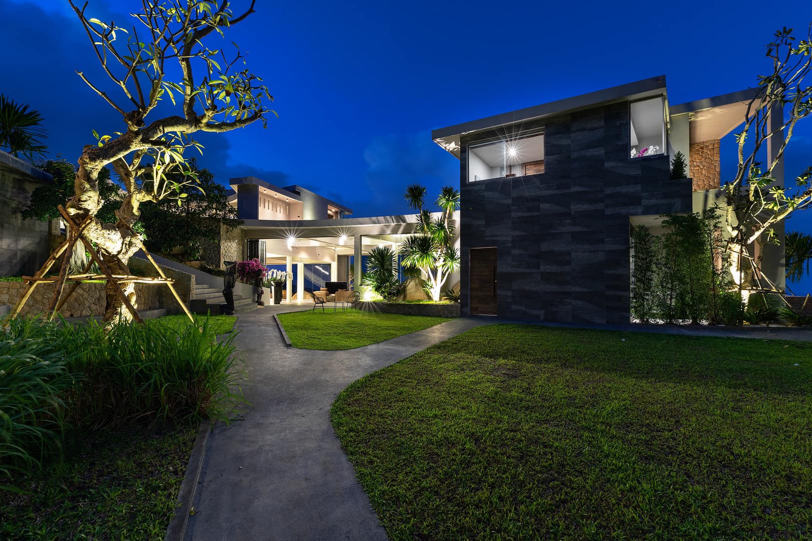 Turnkey 5-Bedroom Architectural Masterpiece in Chaweng Noi | Unrivaled 360° Ocean Views