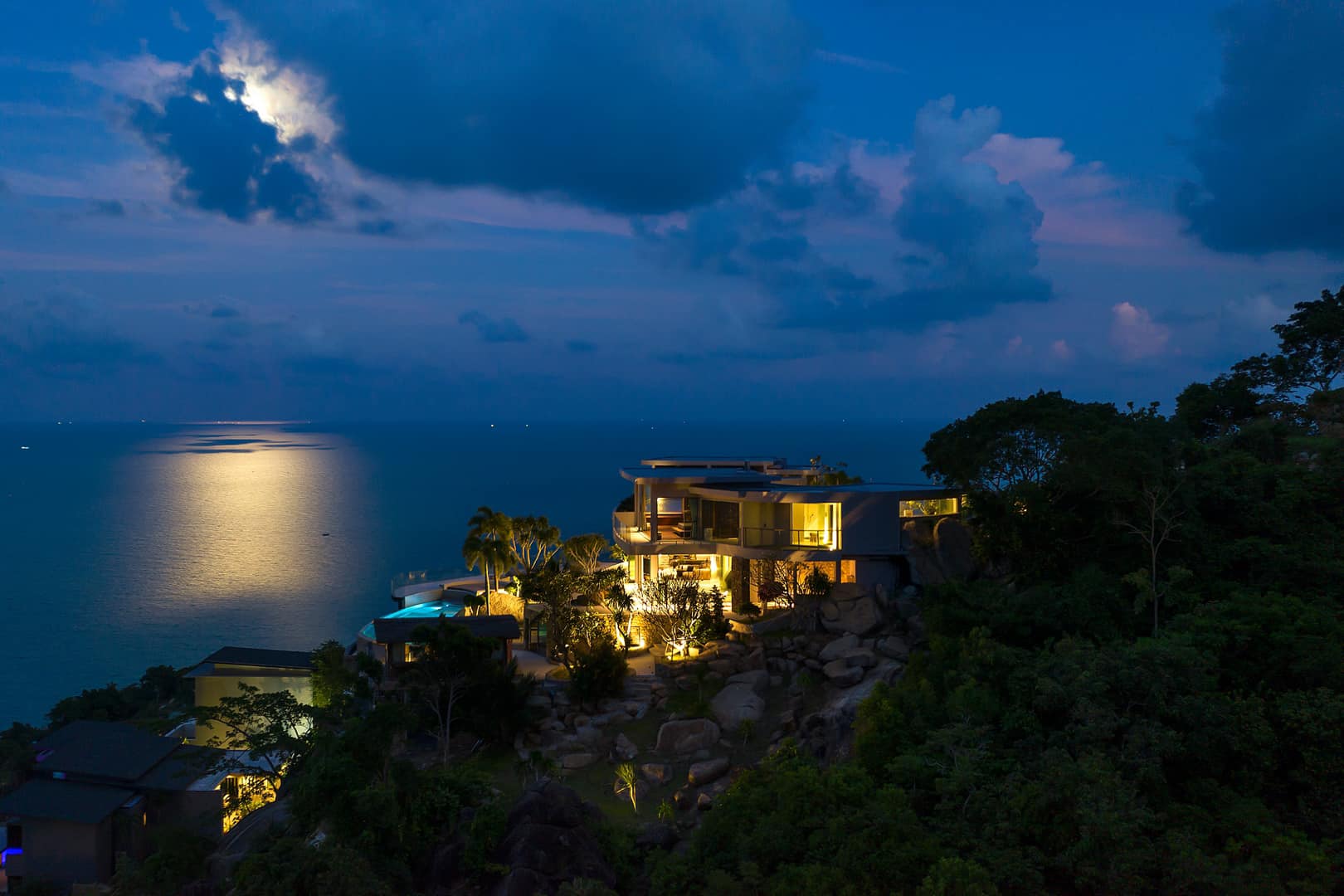 Turnkey 5-Bedroom Architectural Masterpiece in Chaweng Noi | Unrivaled 360° Ocean Views