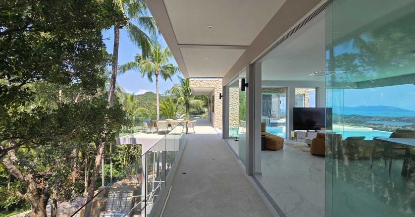 Elite 6-Bedroom Modern Seaview Villa in Chaweng Noi | Unrivaled Investment Opportunity