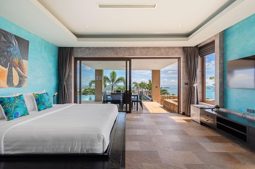 Panoramic 4-Bedroom Hillside Estate in Chaweng | 180° Coastal Views & Private Plunge Pool