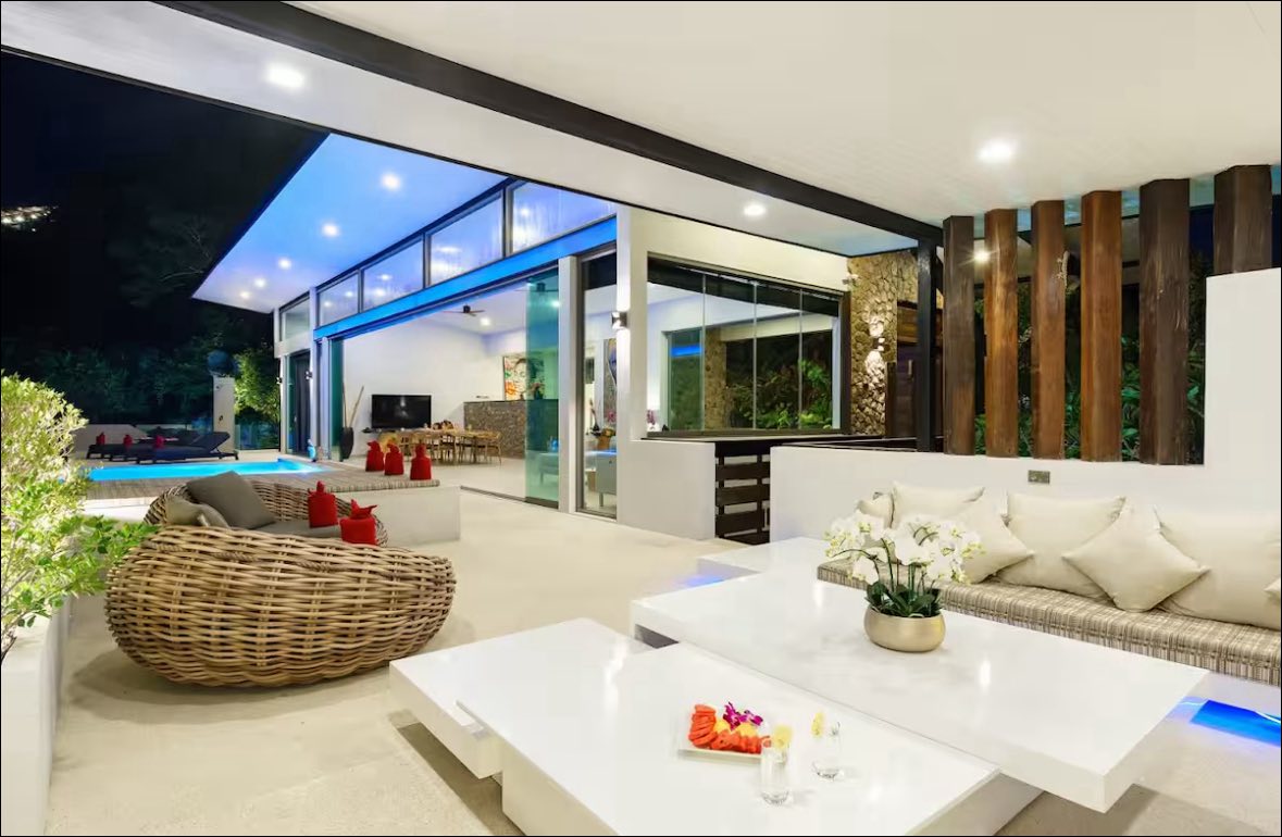 Modern Industrial-Chic 4-Bedroom Seaview Villa in Chaweng Noi | Elite Investment